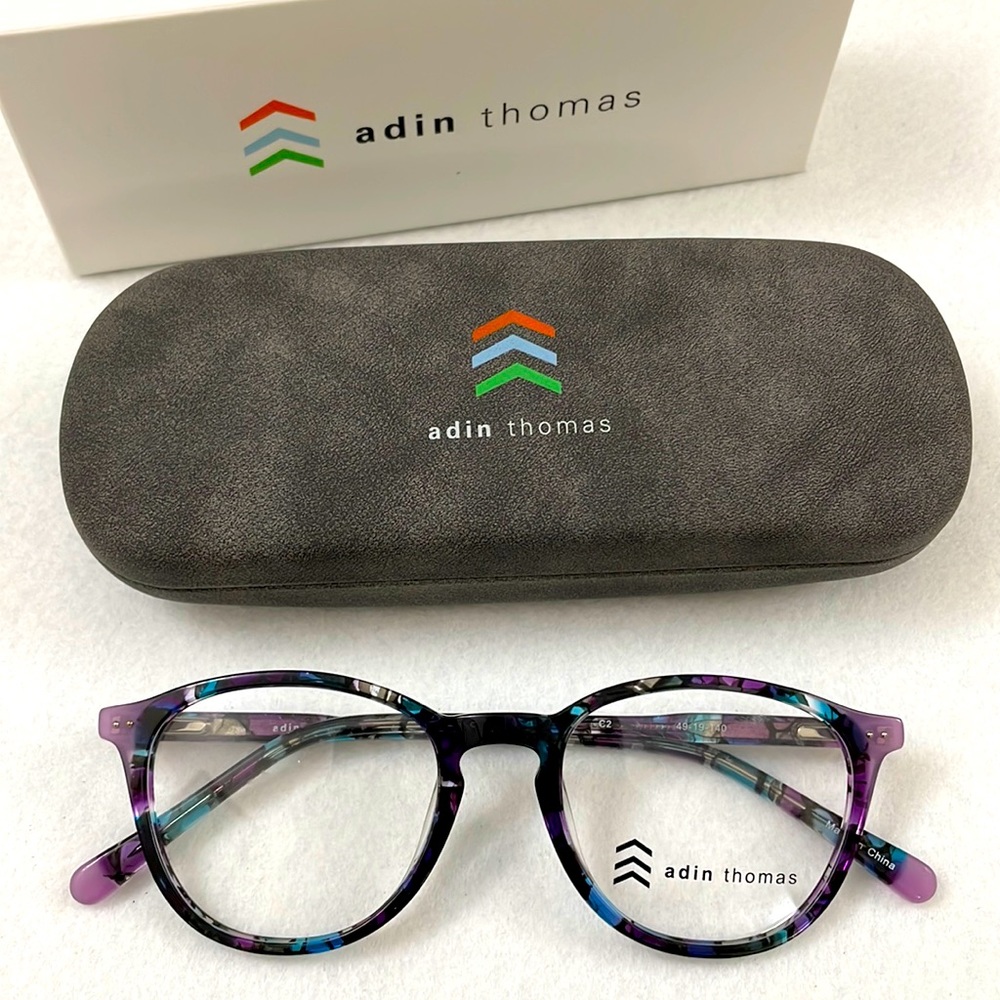 New in box Adin Thomas Eyeglasses frame AT454 C2 49–19–140